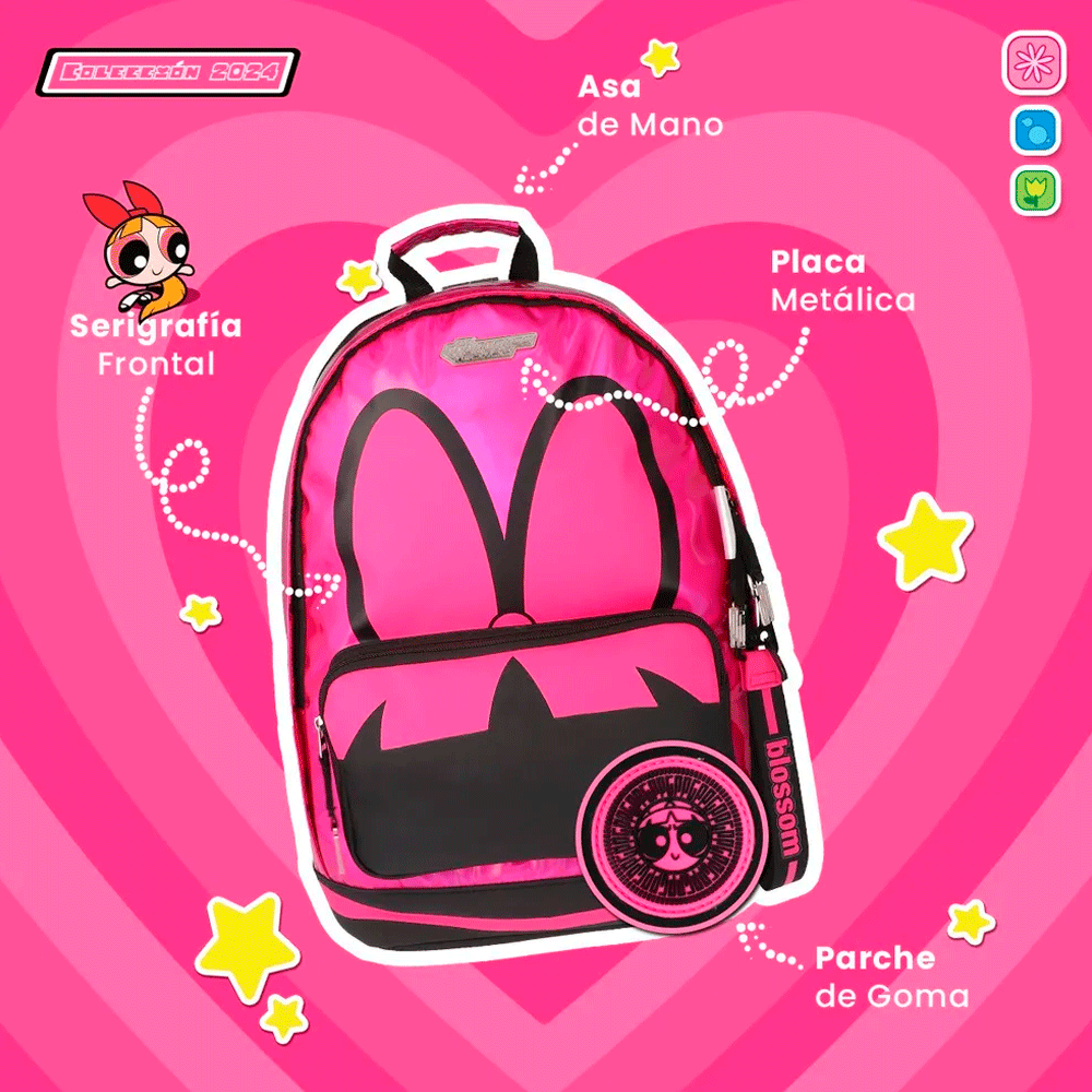 Mochila Powerpuff Girl – Bombon (Blossom)