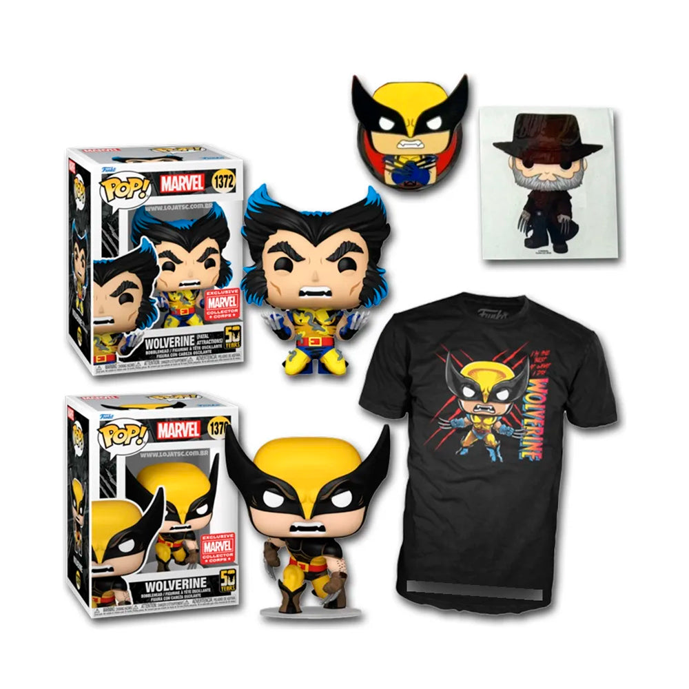 Funko Pop - Marvel Collector Corps – Wolverine 50 Años Exclusivo