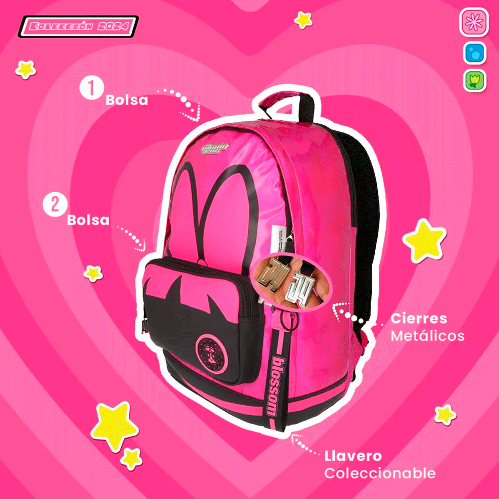 Mochila Powerpuff Girl – Bombon (Blossom)