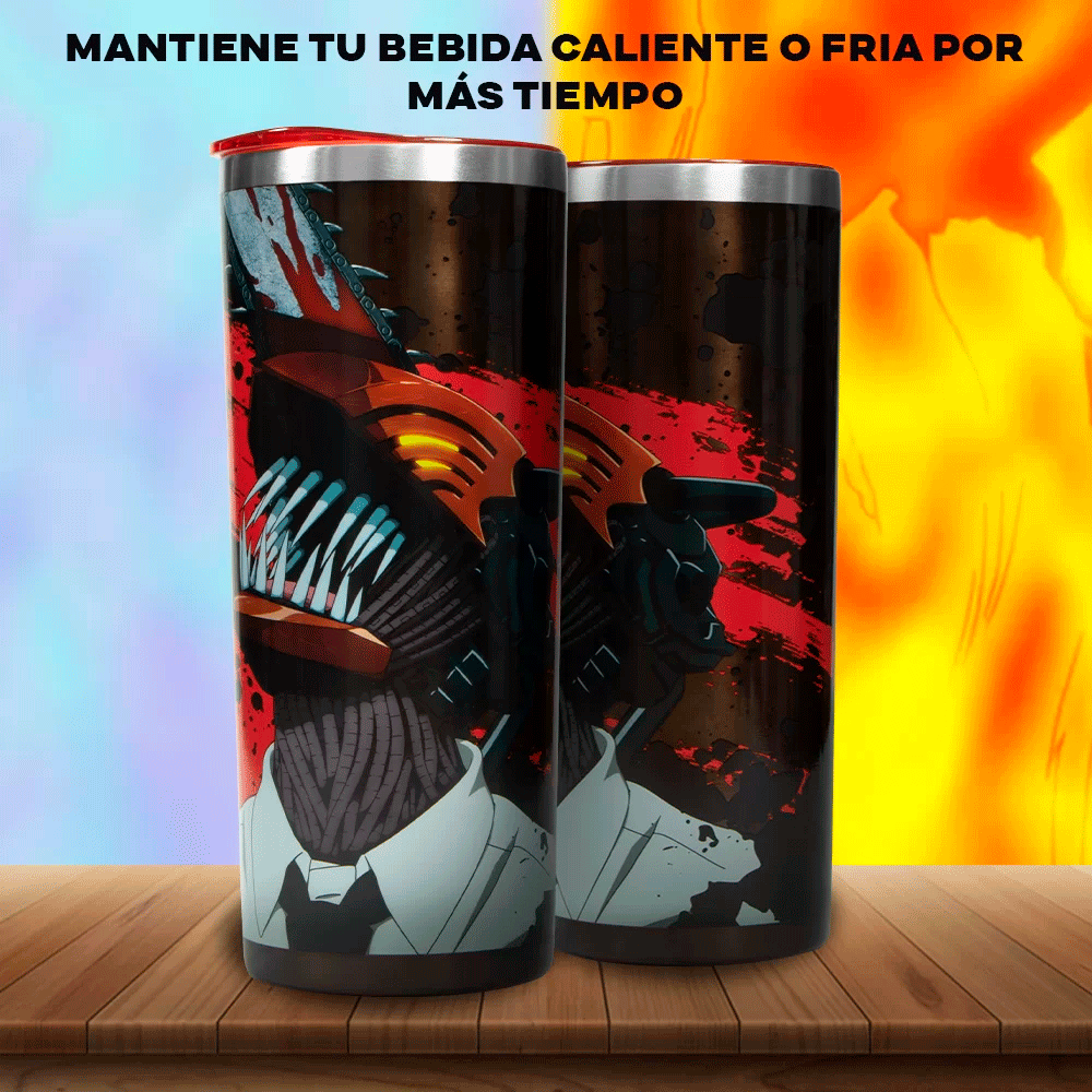 Termo Metálico Chainsaw Man – (591 ml)