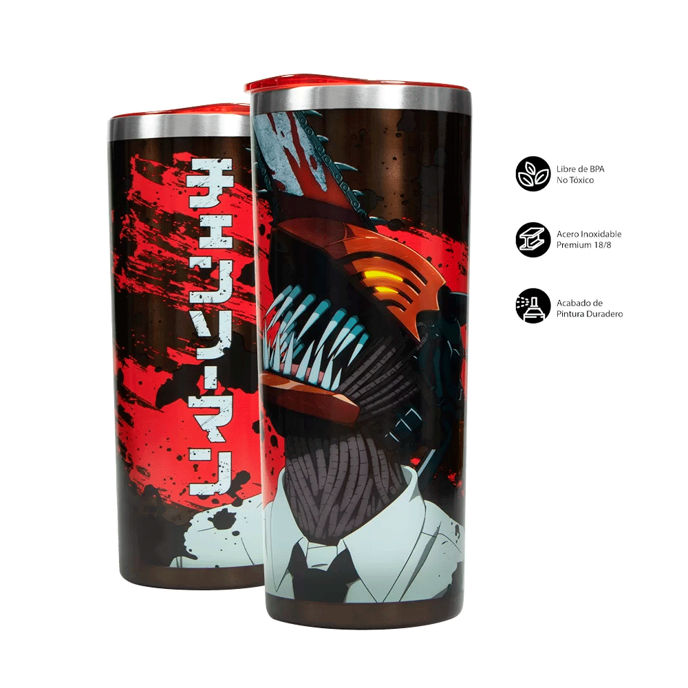 Termo Metálico Chainsaw Man – (591 ml)