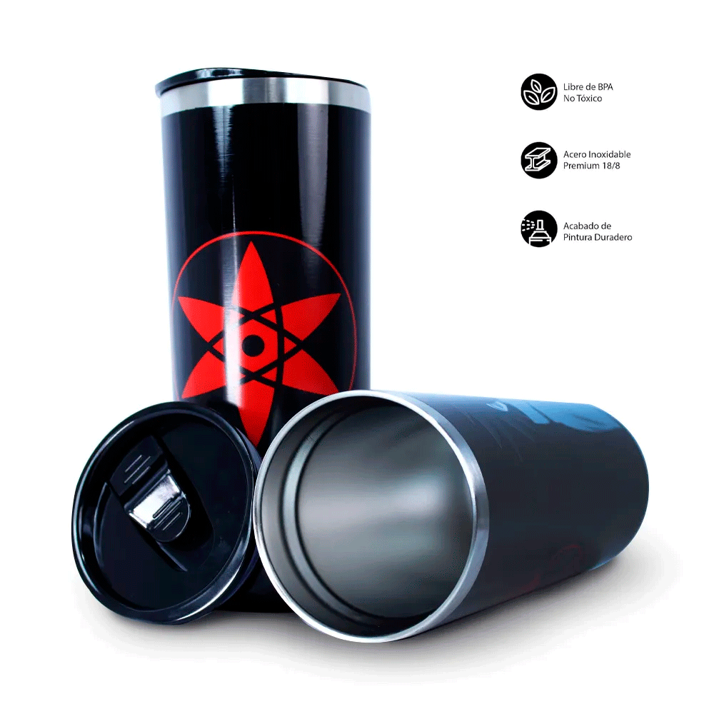 Termo Metálico Naruto Shippuden – Sasuke Uchiha (591 ml)